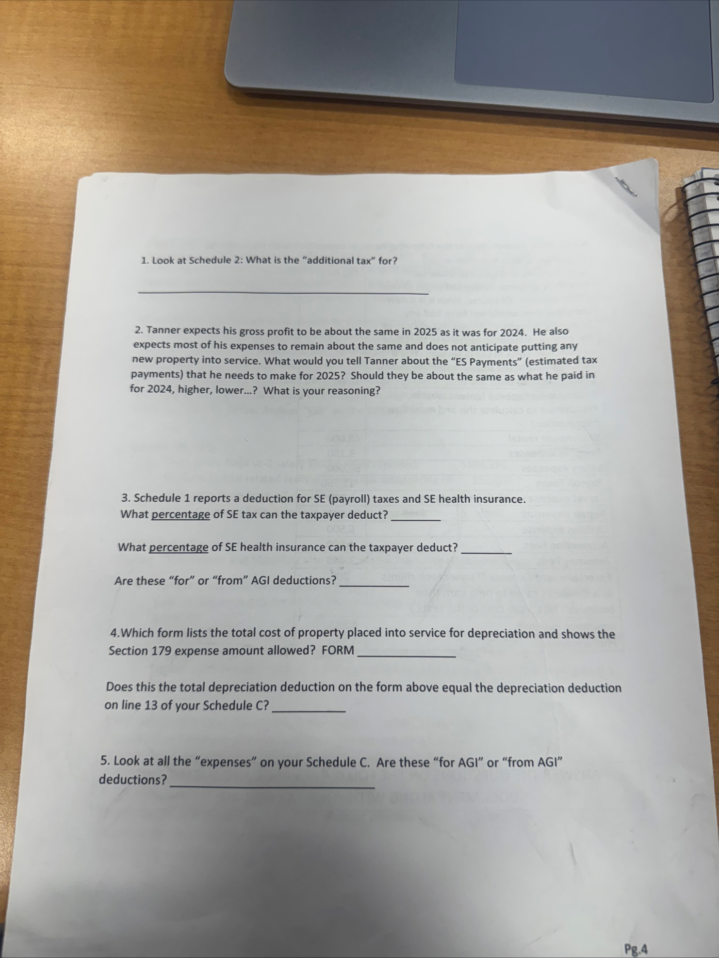 Look at Schedule 2 : What is the "additional tax"