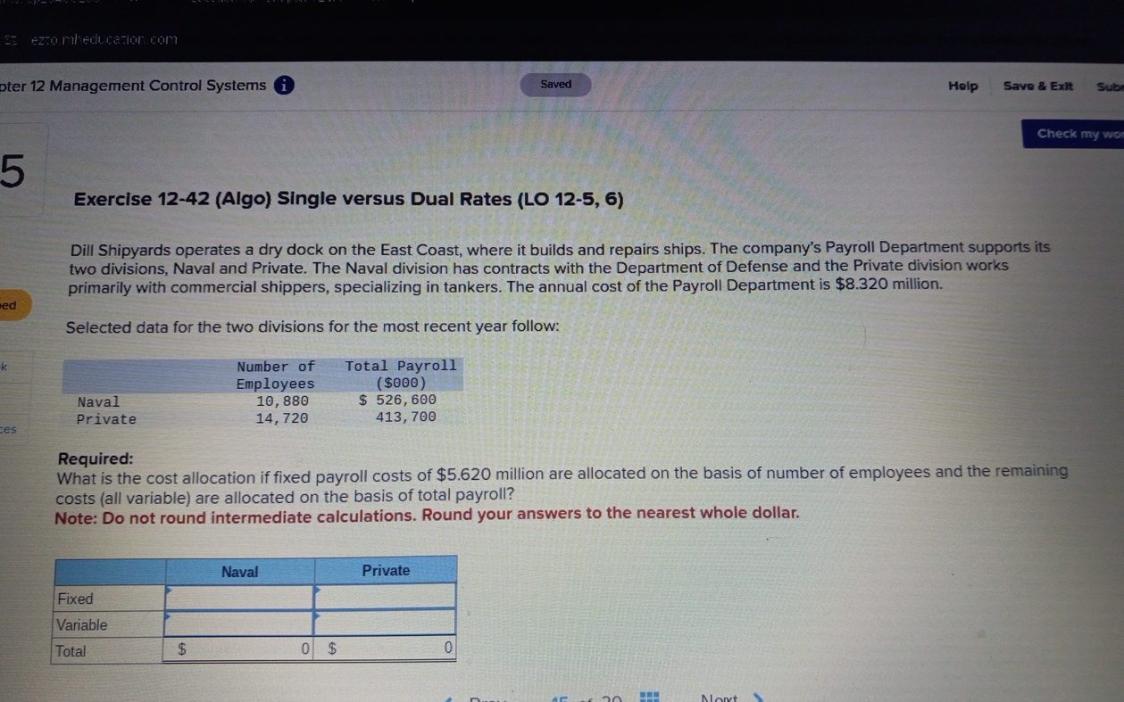 oter 1 2 Management Control Systems i Help Save &