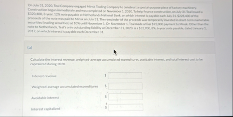 On July 3 1 , 2 0 2 0 . Teal Company engaged