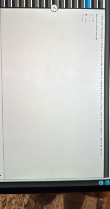 A time - and - motion study revealed that it