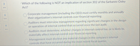 3 Corporate management ( including the CEO ) must