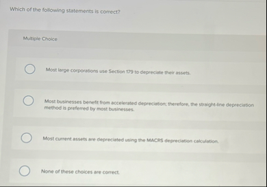 Which of the following statements is correct?