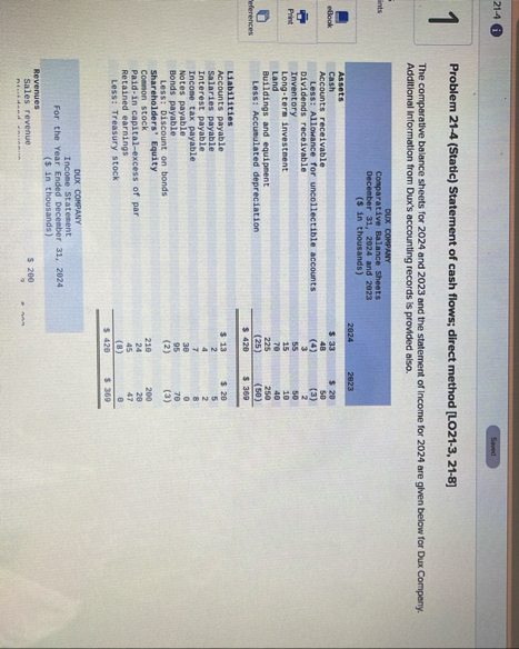 2 1 4 i 1 Problem 2 1 - 4 ( Static ) Statement of