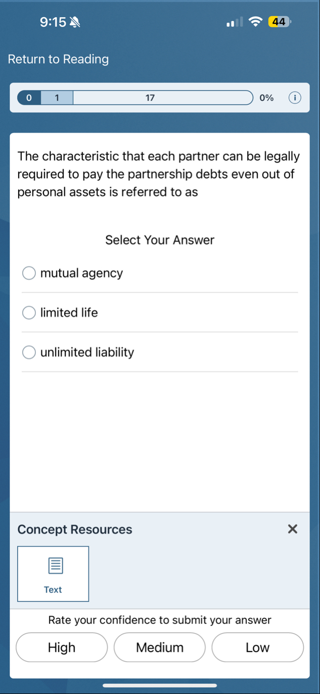 9 : 1 5 4 4 Return to Reading 0 1 1 7 0 % The