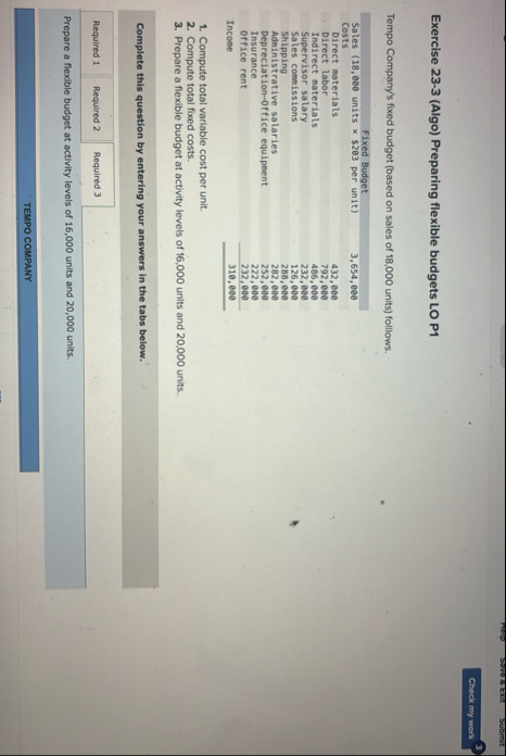 Relp SMVUs Ext Submit Check my work Exercise 2 3