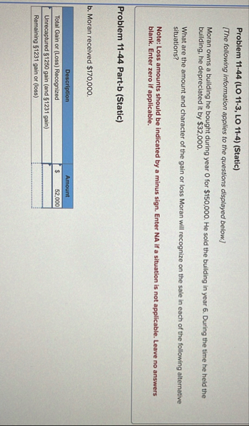 Problem 1 1 - 4 4 ( LO 1 1 - 3 , LO 1 1 - 4 ) (