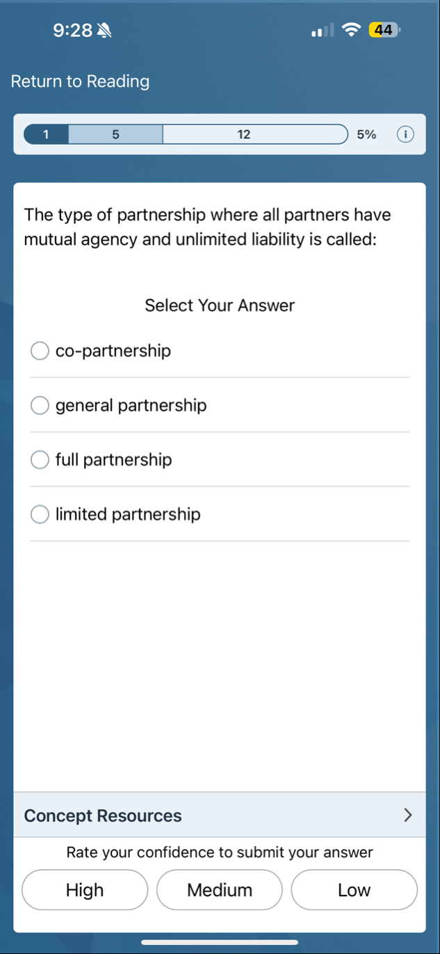 9 : 2 8 4 4 Return to Reading 1 5 1 2 5 % The