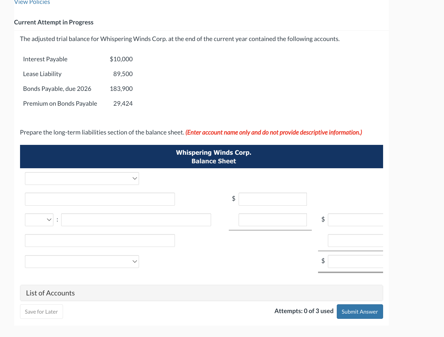 Current Attempt in Progress The adjusted trial