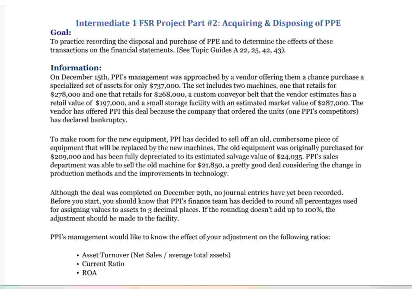 Using the information provided can you make the