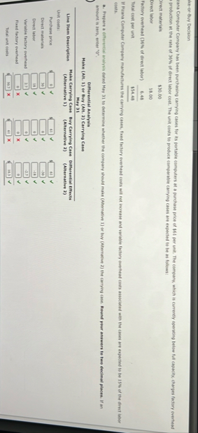he - or - buy Decision tana Computer Cempany has