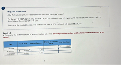 1 Bequired information [ The following