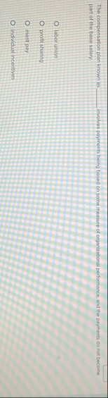 The compensation plan known as Irvolves payments