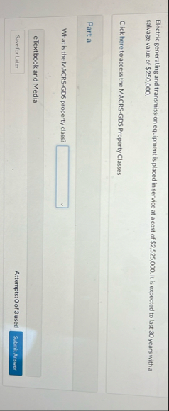 Electric generating and transmission equipment is