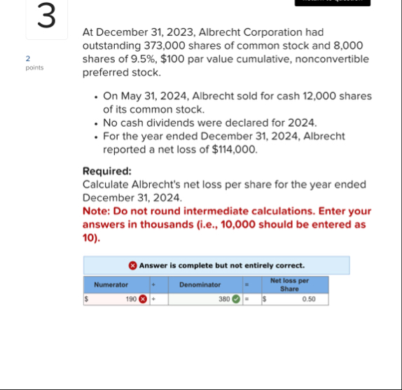 At December 3 1 , 2 0 2 3 , Albrecht Corporation