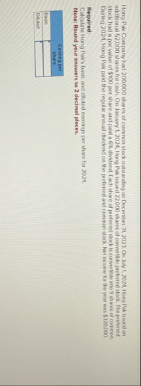 Hong Pak Compary had 2 0 0 , 0 0 0 shares of