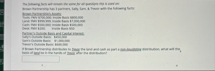 The following focts will remoin the same for all