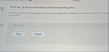 TB TF Ou . 1 0 - 1 3 For international financial