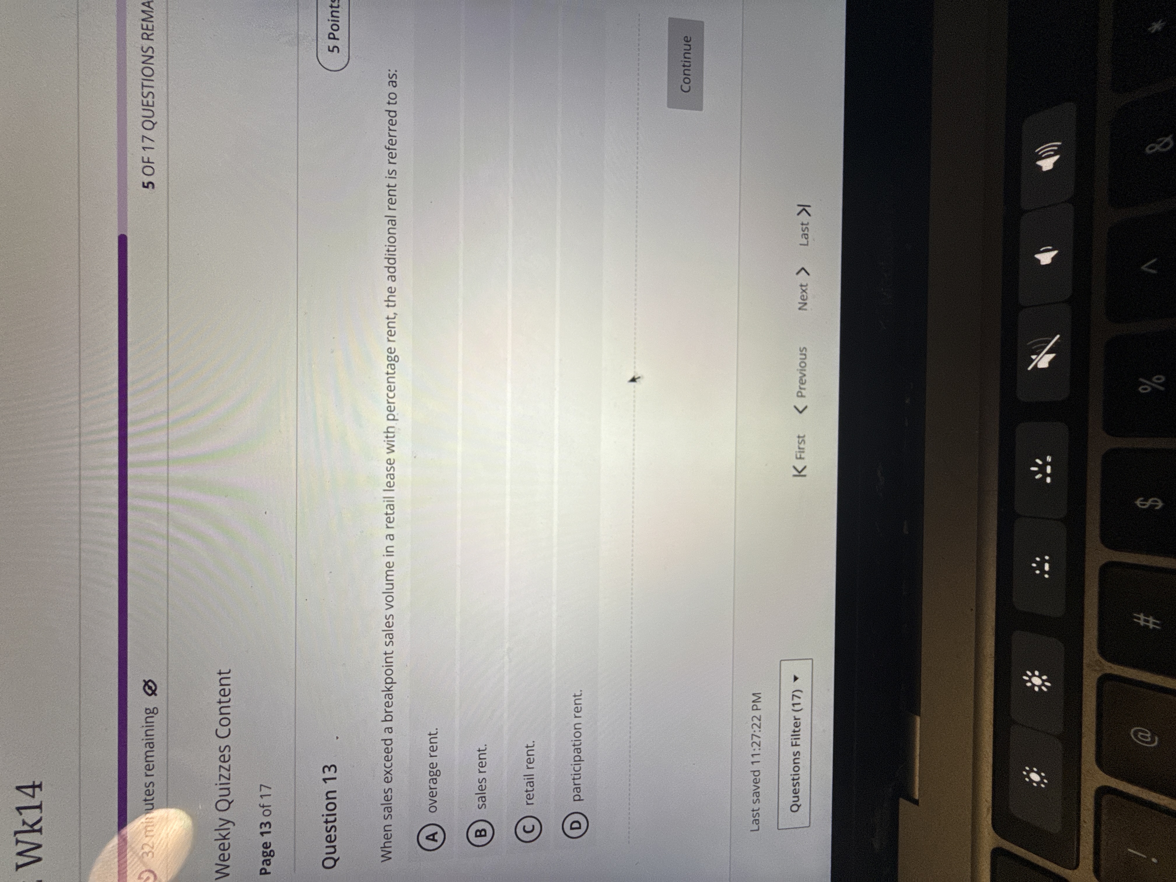 Question 1 3 When sales exceed a breakpoint sales