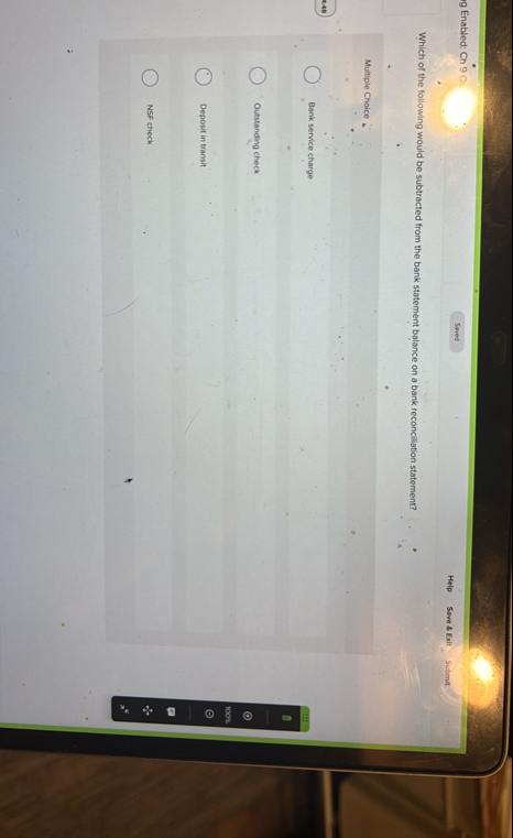 ig Enabled: Ch 9 0 Soved Help Save 8 Exit Submit