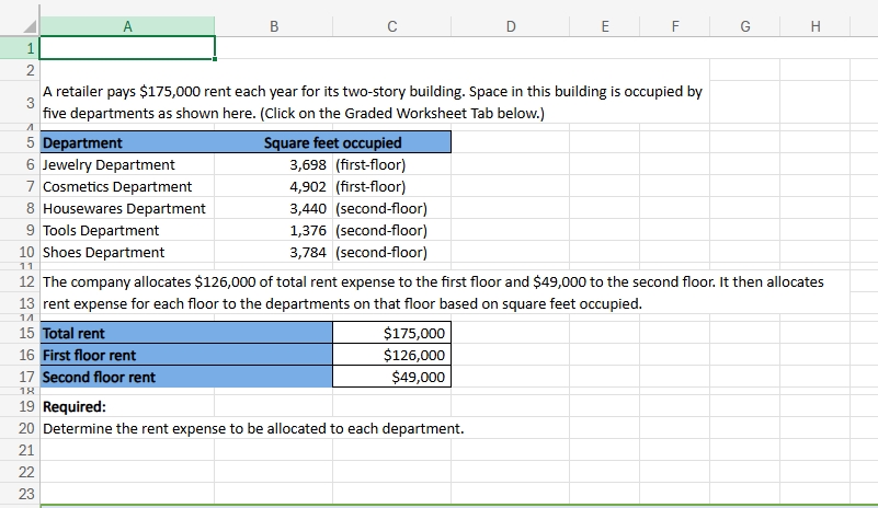 please help me with excel formula and workings