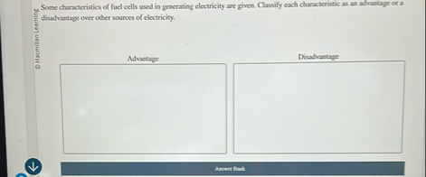 Some characteristies of fuel cells used in