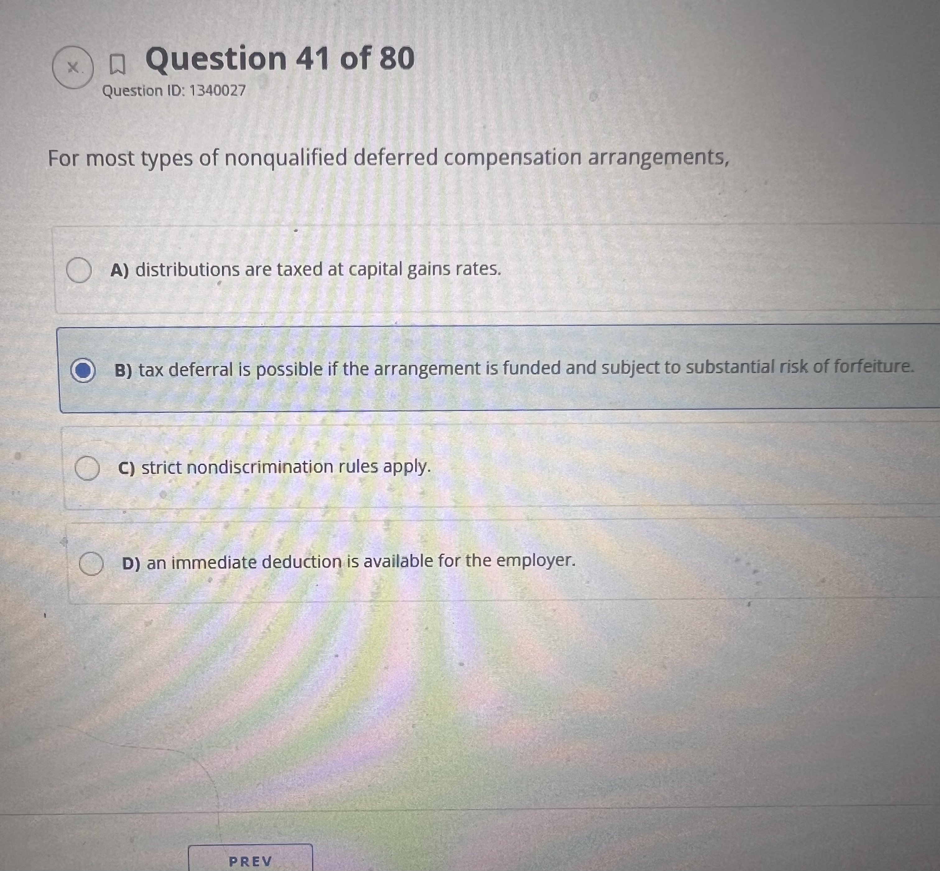 Question ID: 1 3 4 0 0 2 7 For most types of