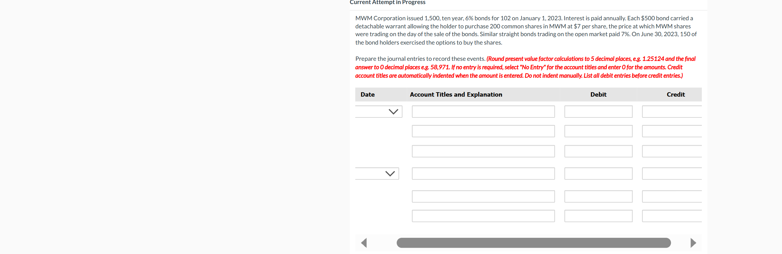 Current Attempt in Progress MWM Corporation