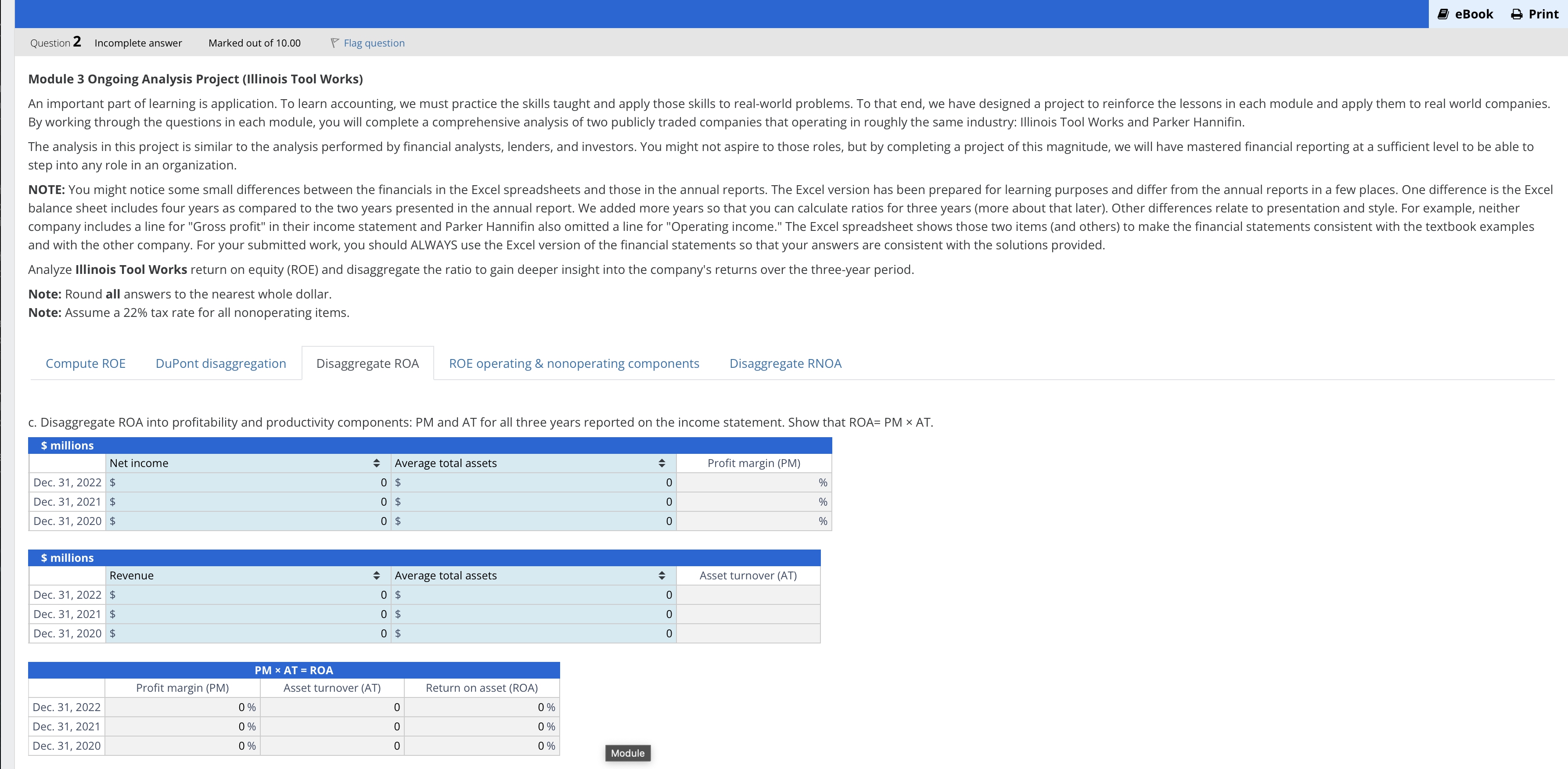 Module 3 Ongoing Analysis Project ( Illinois Tool