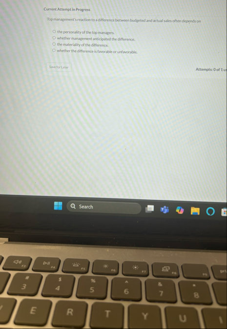 Current Attempt in Progress Top management's