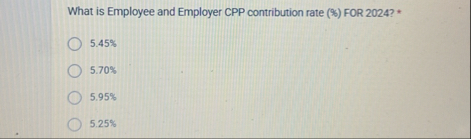 What is Employee and Employer CPP contribution