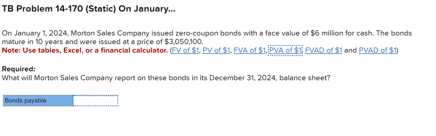 TB Problem 1 4 - 1 7 0 ( Static ) On January...