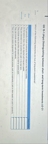 QS 1 5 - 1 ( Algo ) Distinguishing between short