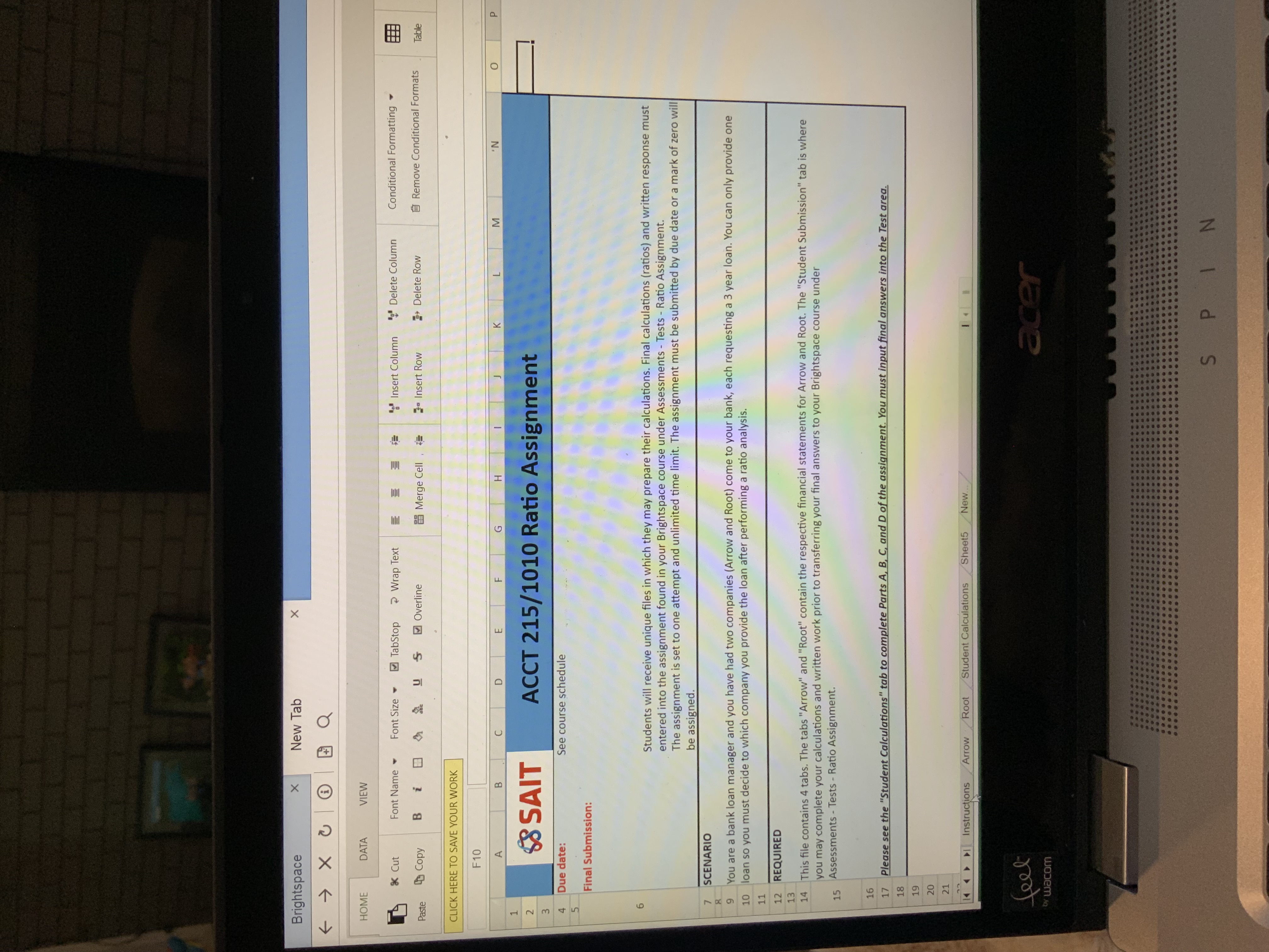 Brightspace X New Tab X Q HOME DATA VIEW & Cut