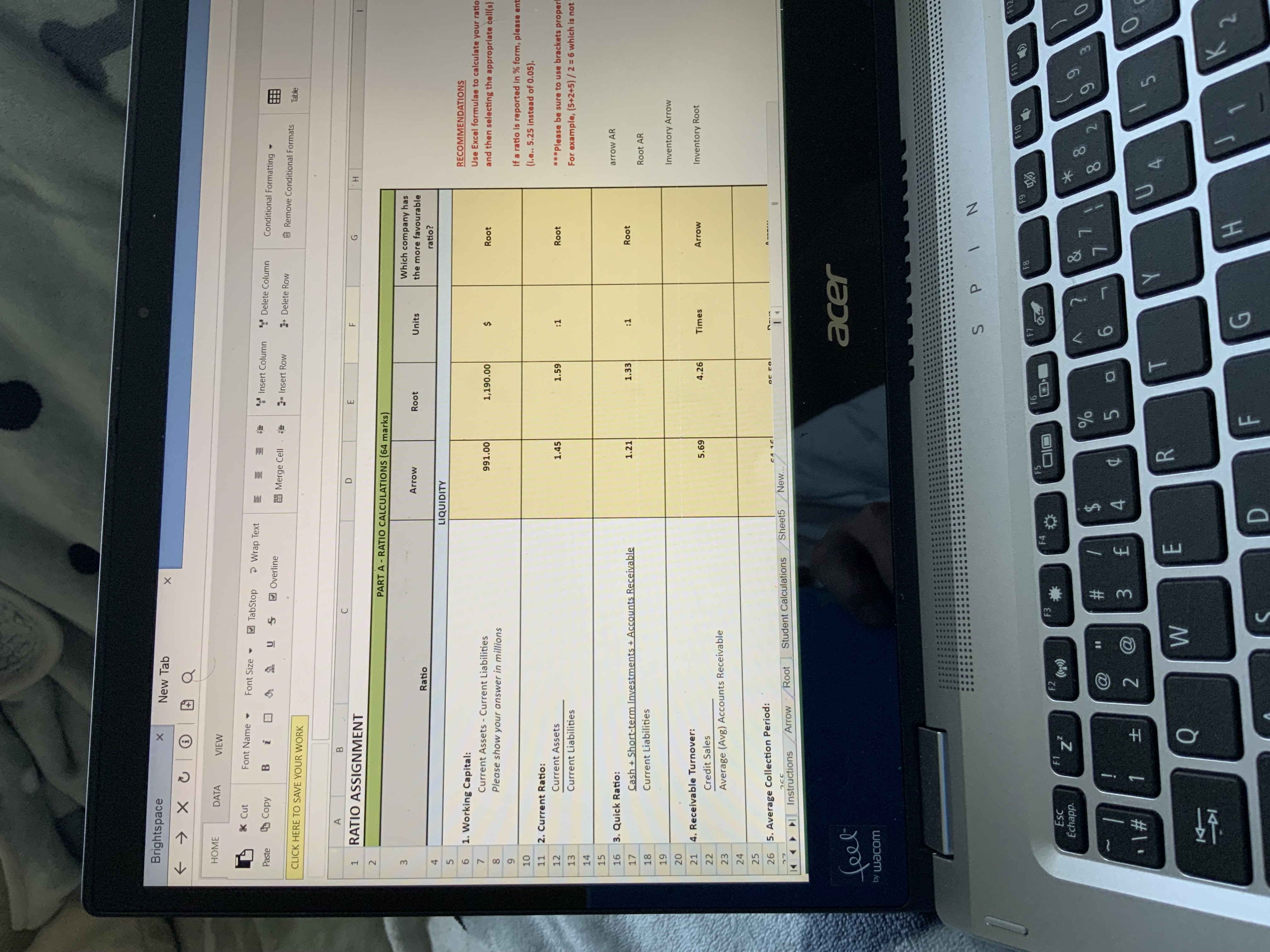 Brightspace X New Tab X Q HOME DATA VIEW & Cut