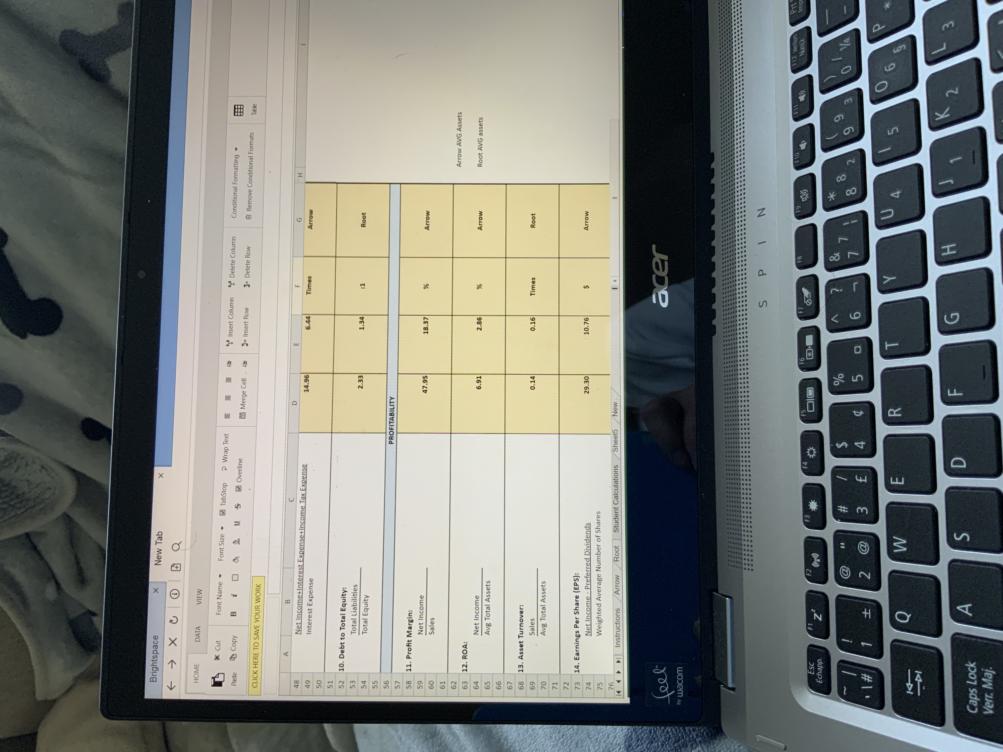 Brightspace X New Tab X Q HOME DATA VIEW & Cut
