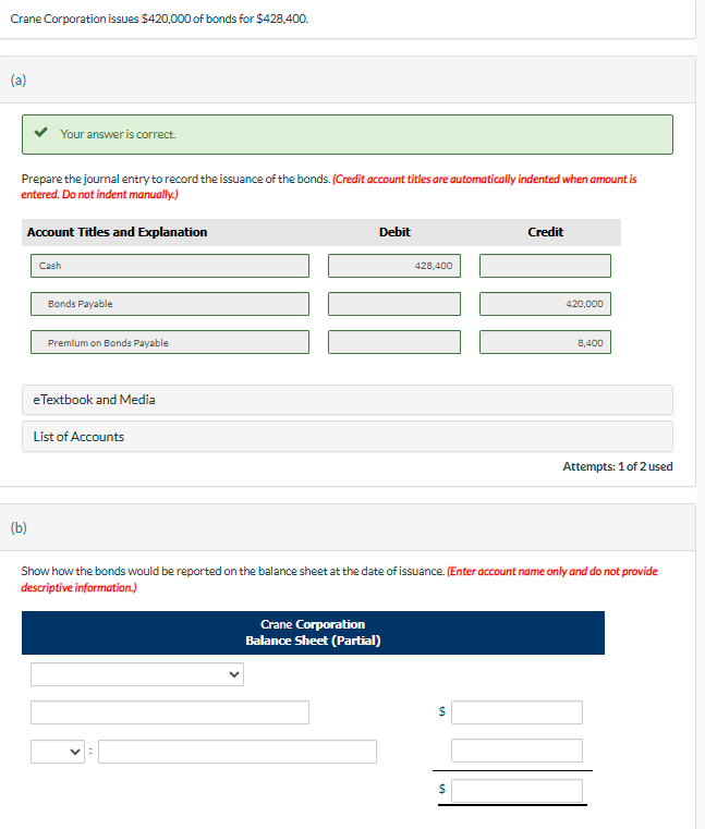 Crane Corporation issues $420,000 of bonds for