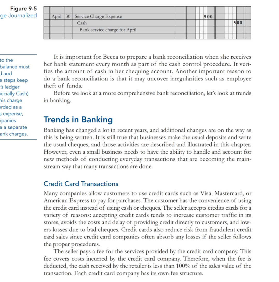 Figure 9 - 5 ge Journalized It is important for