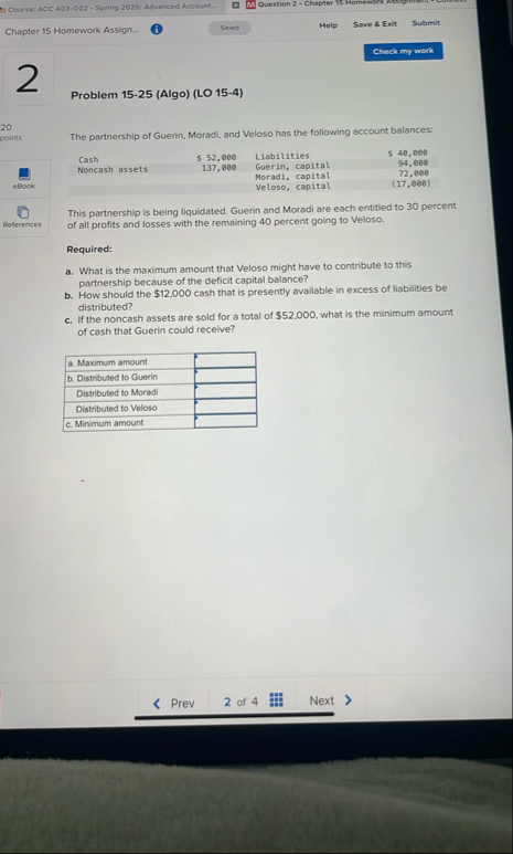 is Course: AcC 4 0 3 - 0 0 2 - 5 pring 2 0 2 5 :