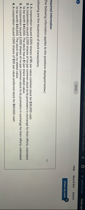( i ) Help Save 8 Exit Submit equired information