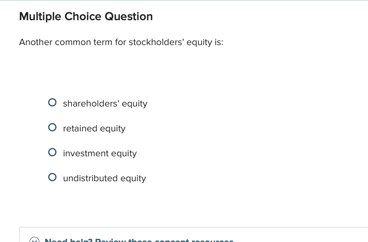 answer this Multiple Choice Question Another