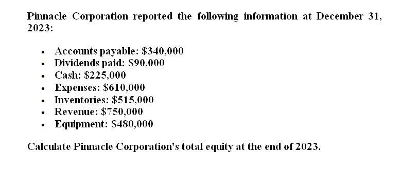 I need step by step solution with accounting