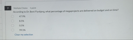 7 Multiple Choike 1 point According to Dr . Bent