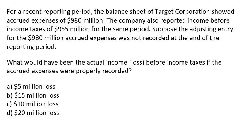 I need the correct answer to this general