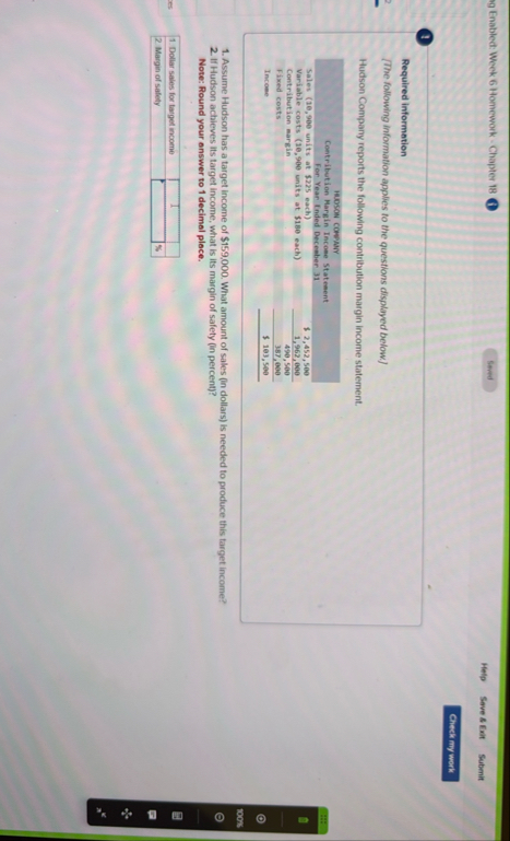 Enabled: Week 6 Homework - Chapter 1 8 Help Seve