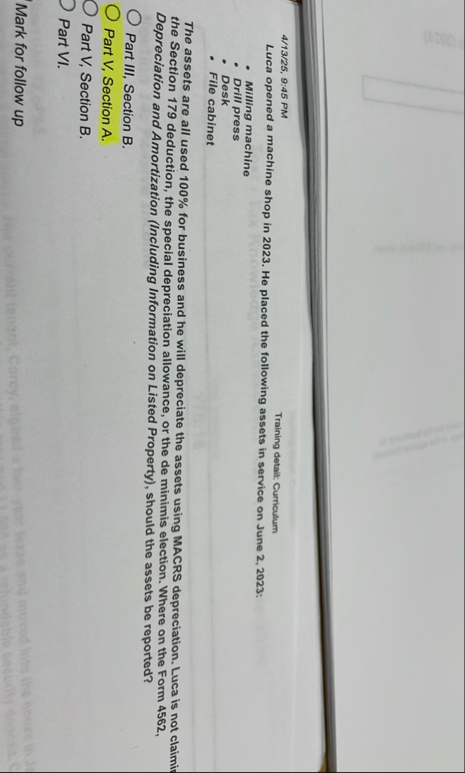 4 / 1 3 / 2 5 , 9 : 4 5 PM Training detait: