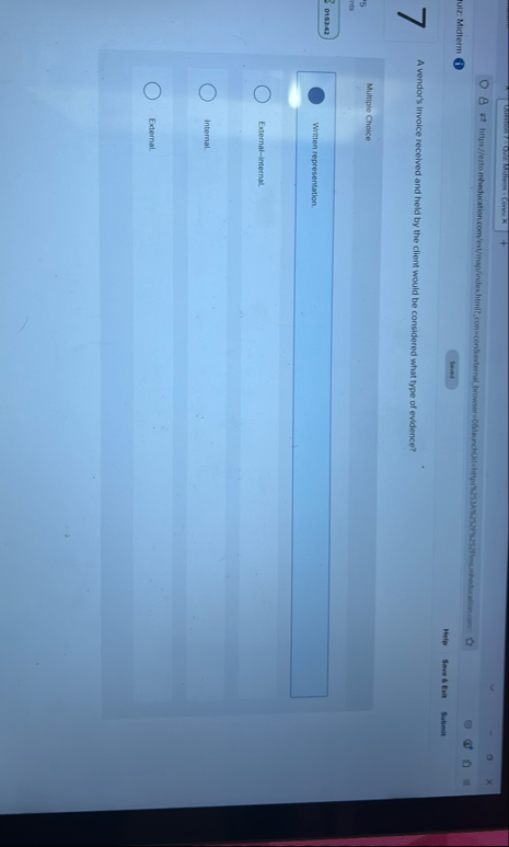 ormont = Cule Matem - Cenni K uiz: Midterm Sived