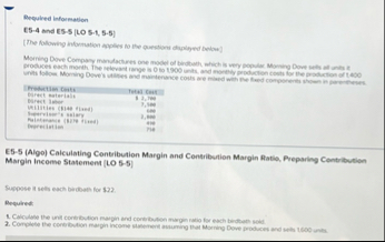 Bepulved information E 5 - 4 And E 5 - 5 [ LO 5 -