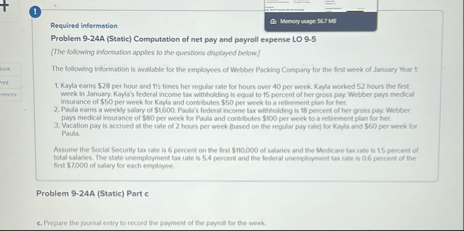 Required infermation Mancor vasy tity un Problem