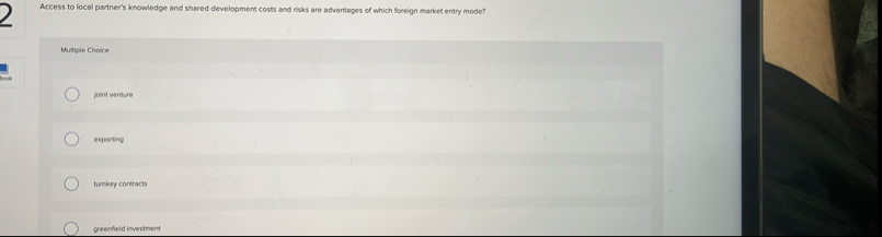 Access to local partner's knowledge and shared