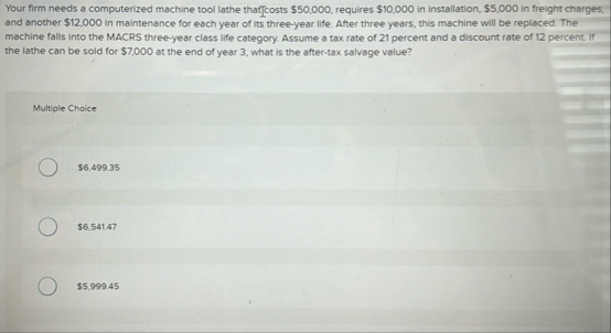 Your firm needs a computerized machine tool lathe